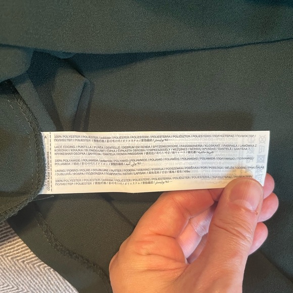 NWOT MNG by Mango Mini Dress with Lace Detail - Picture 7 of 12